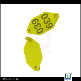 Visual Ear Tag for Pig, Swine, Hog, Cattle, Cow/ TPU Tag/ Customized Number